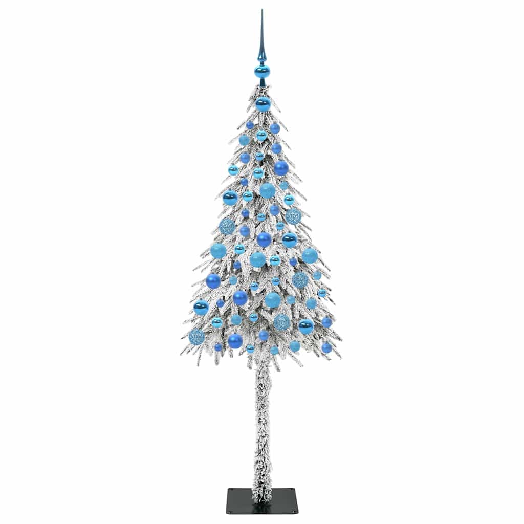 Albero di Natale con 300 LED, bianco, 180 cm, PE e acciaio