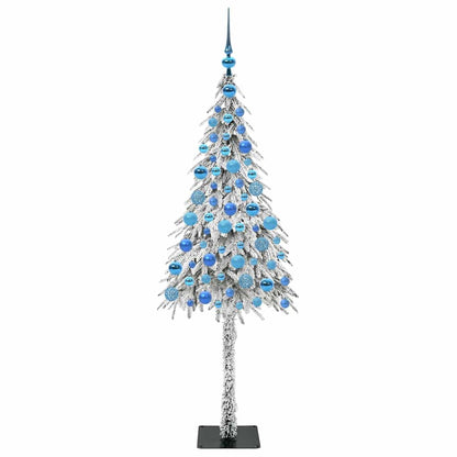 Albero di Natale con 300 LED, bianco, 180 cm, PE e acciaio