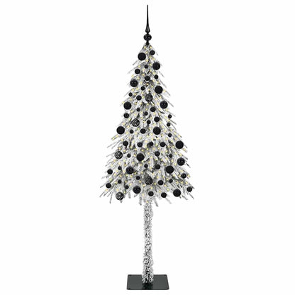 Albero di Natale con 300 LED, bianco, 210 cm, PE e acciaio