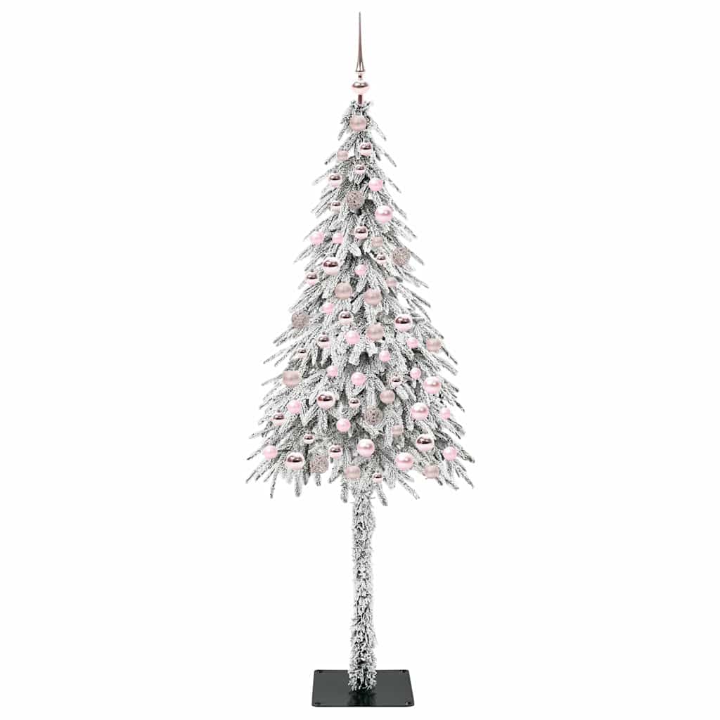 Albero di Natale con 300 LED, bianco, 210 cm, PE e acciaio