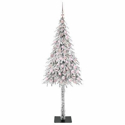 Albero di Natale con 300 LED, bianco, 210 cm, PE e acciaio
