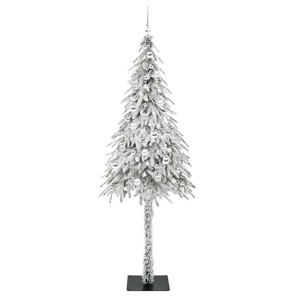 Albero di Natale con 300 LED, bianco, 210 cm, PE e acciaio