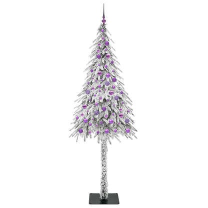 Albero di Natale con 300 LED, bianco, 210 cm, PE e acciaio