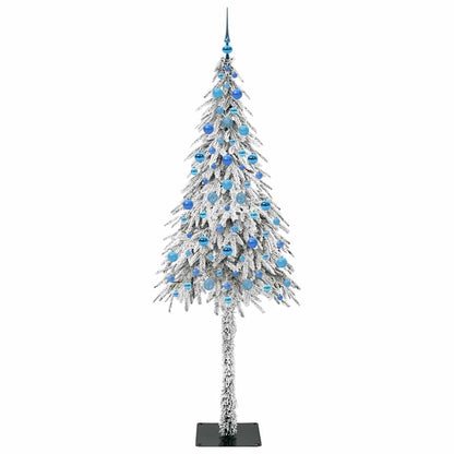 Albero di Natale con 300 LED, bianco, 210 cm, PE e acciaio