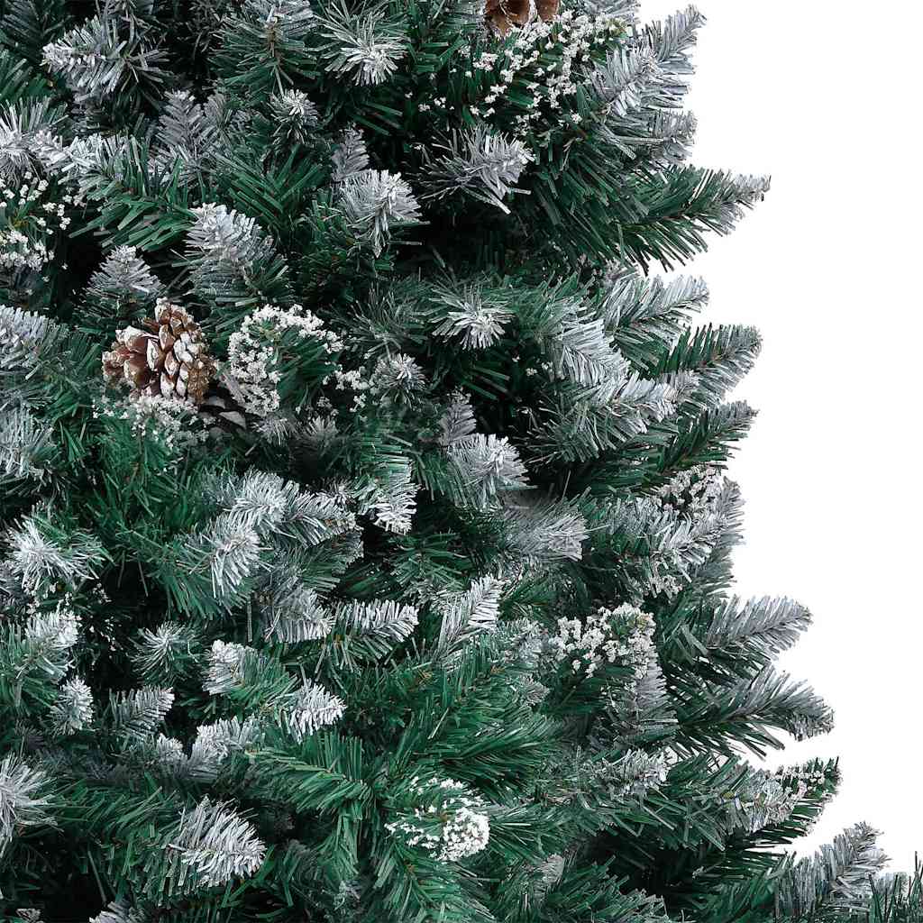 Künstlicher Weihnachtsbaum mit 150 LEDs mit Ständer Grün 150 cm