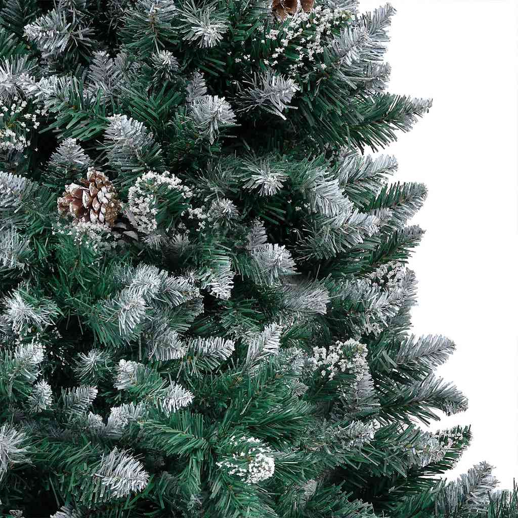 Künstlicher Weihnachtsbaum mit 150 LEDs mit Ständer Grün 150 cm