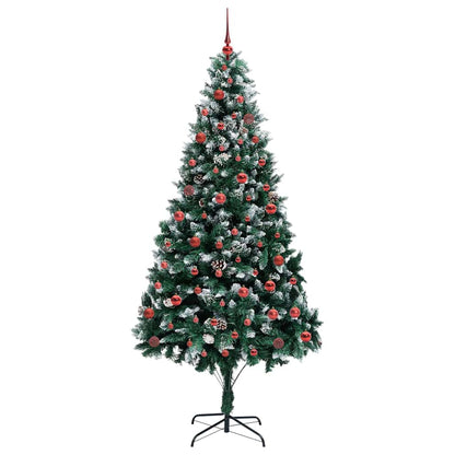 Künstlicher Weihnachtsbaum mit 300 LEDs mit Ständer Grün 210 cm