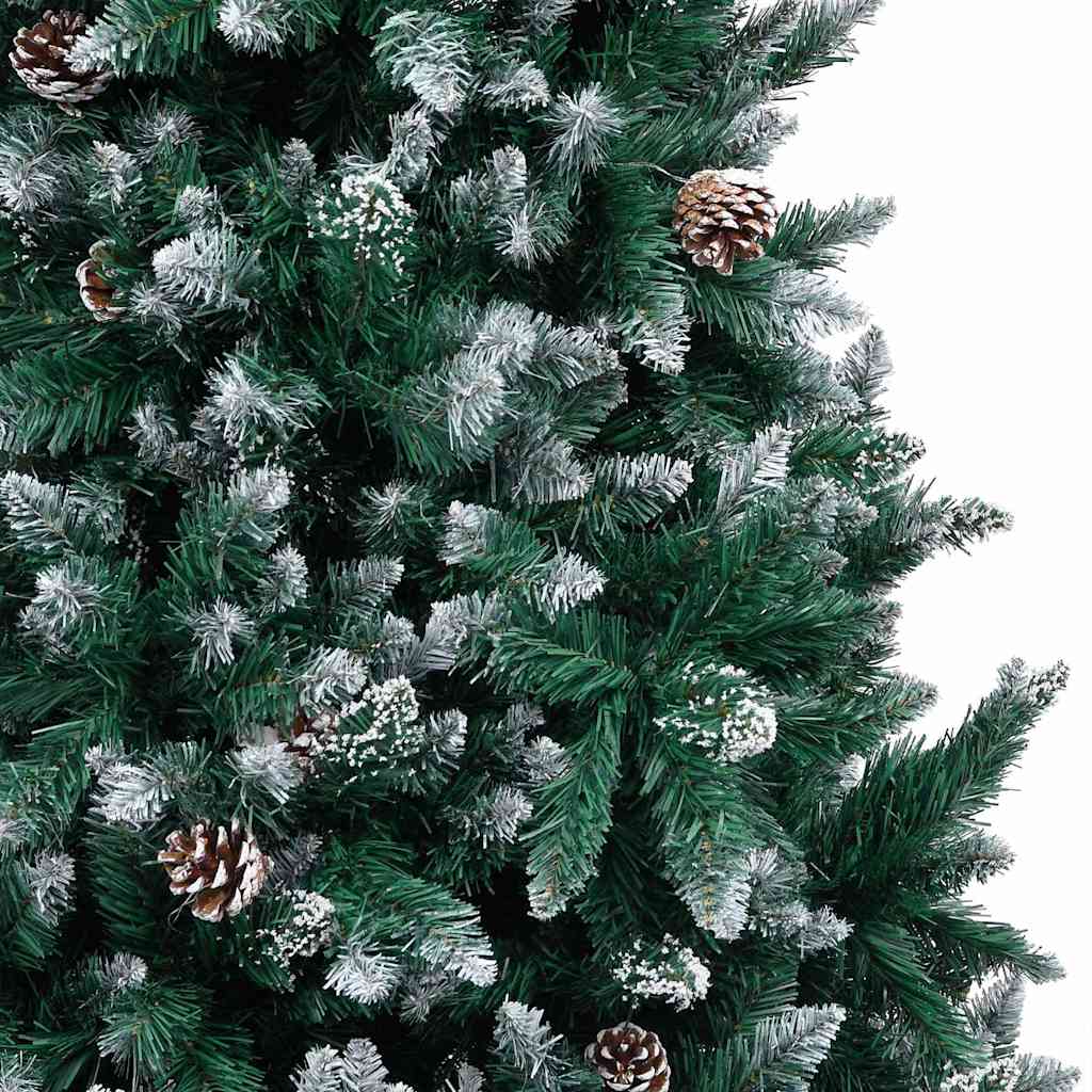Künstlicher Weihnachtsbaum mit 300 LEDs mit Ständer Grün 240 cm