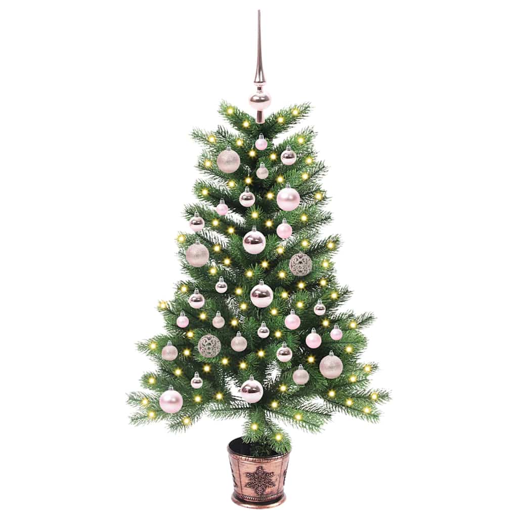 Weihnachtsbaum mit 150 LEDs mit Ständer Grün 90 cm PE