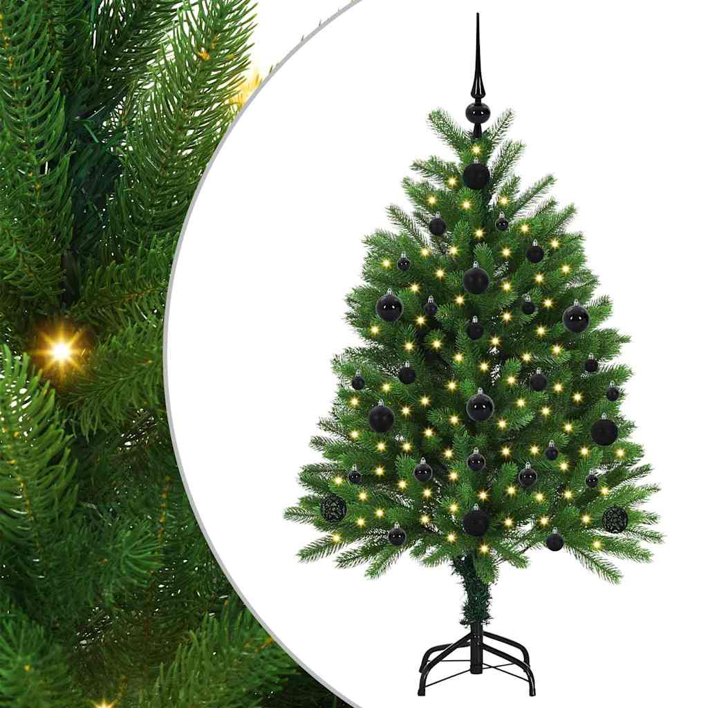 Weihnachtsbaum mit 150 LEDs mit Ständer Grün 120 cm PE