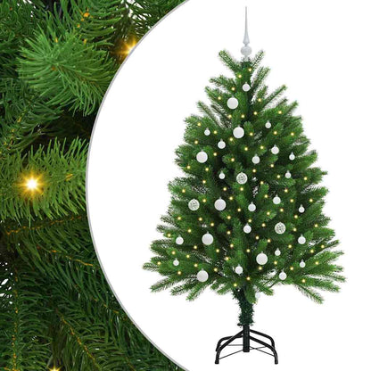 Weihnachtsbaum mit 150 LEDs mit Ständer Grün 120 cm PE