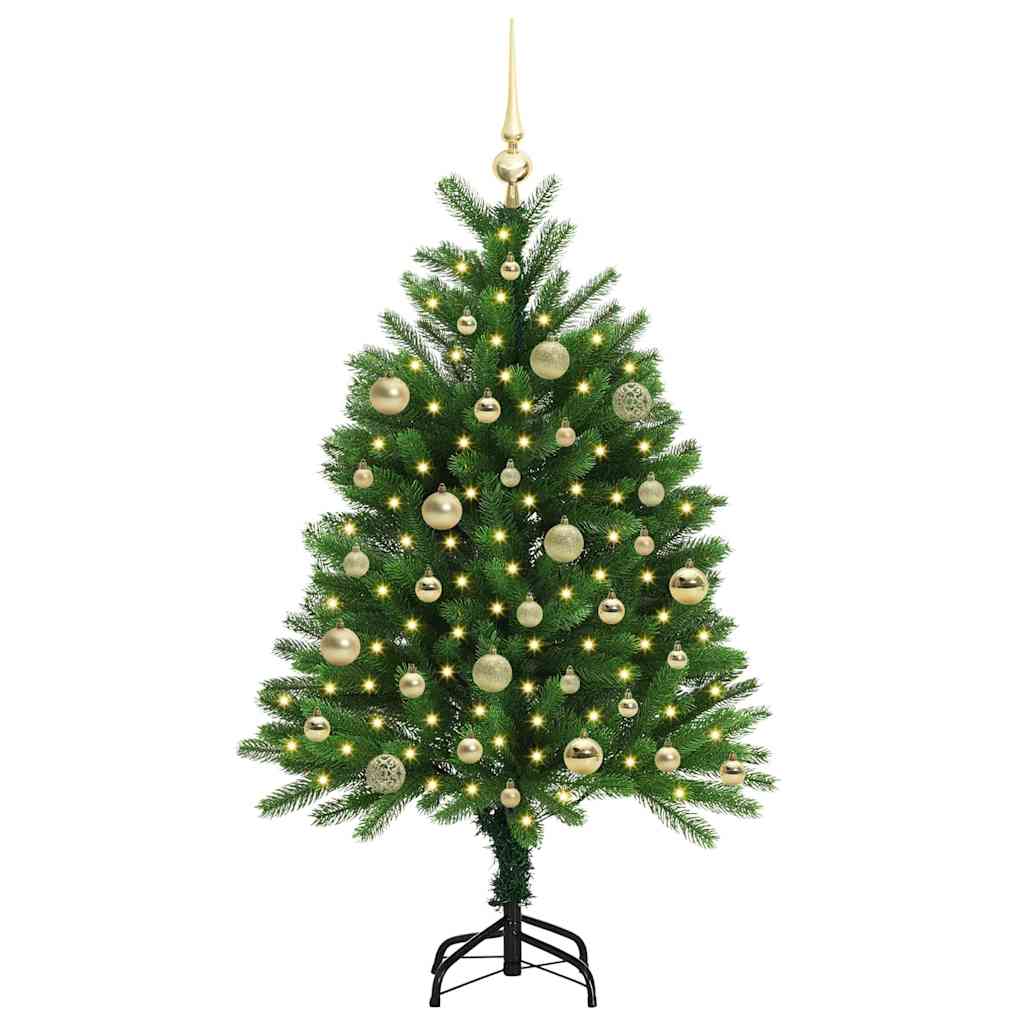 Weihnachtsbaum mit 150 LEDs mit Ständer Grün 120 cm PE