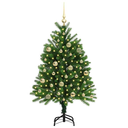 Weihnachtsbaum mit 150 LEDs mit Ständer Grün 120 cm PE