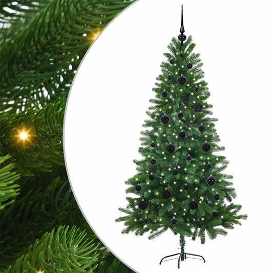 Weihnachtsbaum mit 150 LEDs mit Ständer Grün 150 cm PE