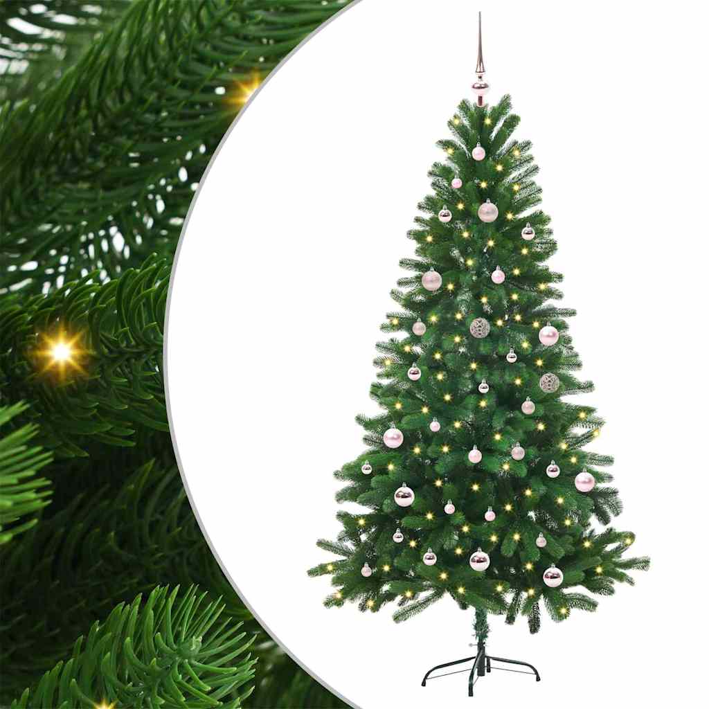 Weihnachtsbaum mit 150 LEDs mit Ständer Grün 150 cm PE