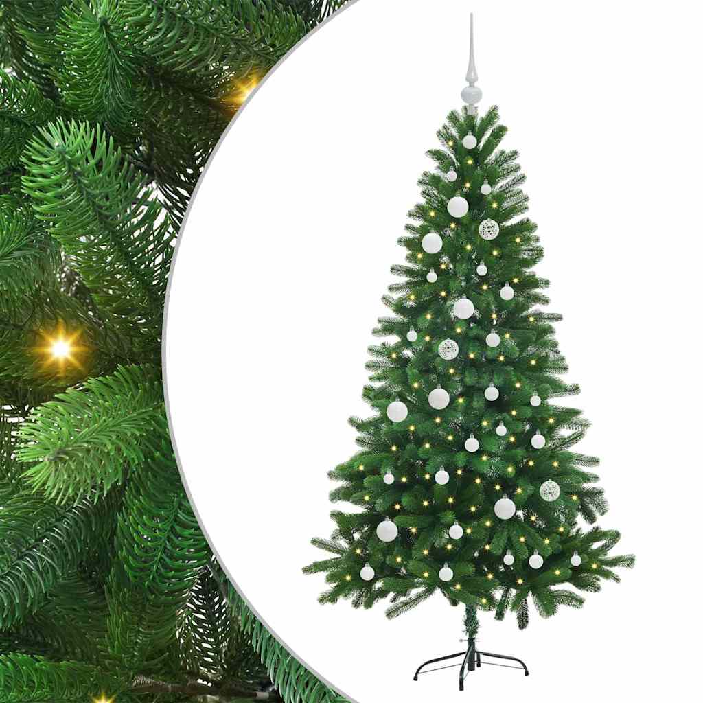 Weihnachtsbaum mit 150 LEDs mit Ständer Grün 150 cm PE