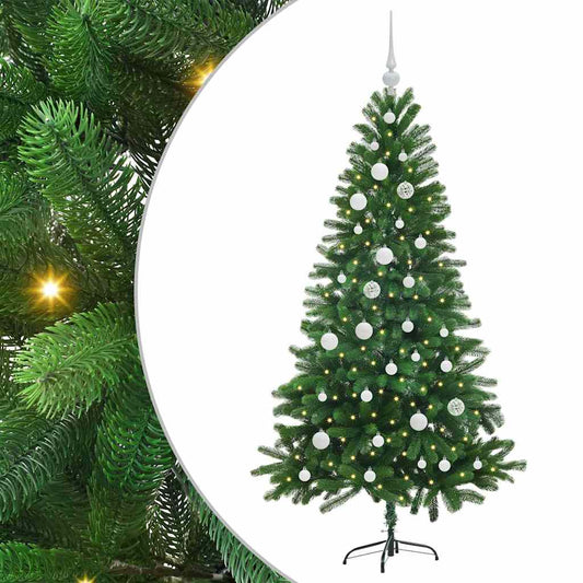 Weihnachtsbaum mit 150 LEDs mit Ständer Grün 150 cm PE