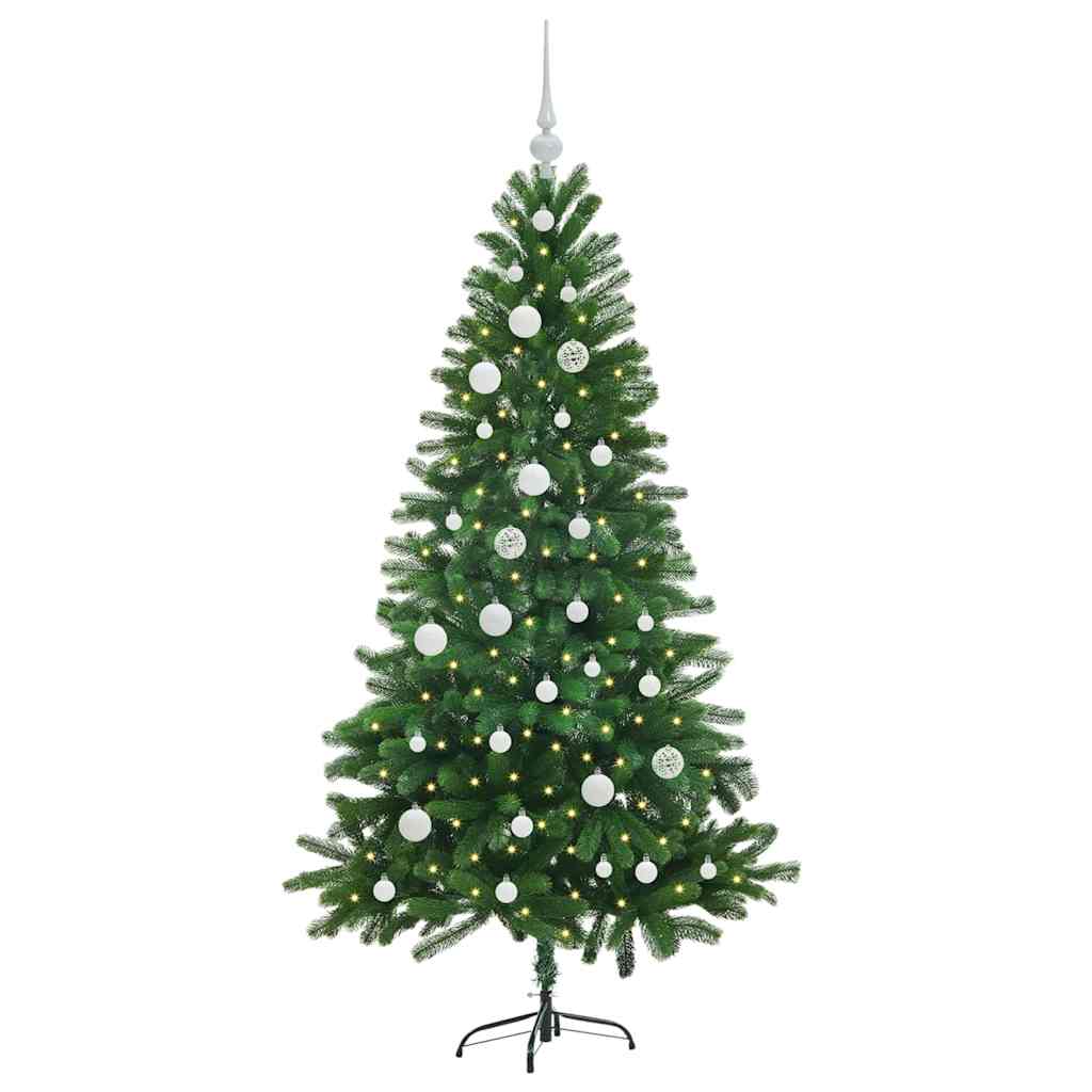 Weihnachtsbaum mit 150 LEDs mit Ständer Grün 150 cm PE