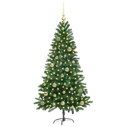 Weihnachtsbaum mit 150 LEDs mit Ständer Grün 150 cm PE