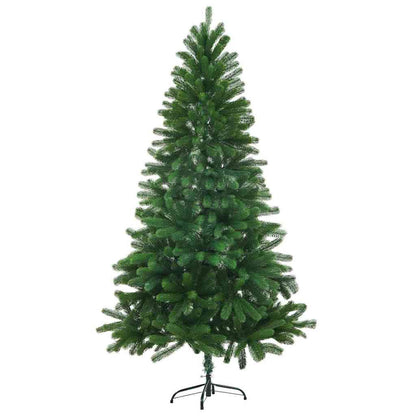 Albero di Natale con 150 LED e supporto, verde, 150 cm, PE