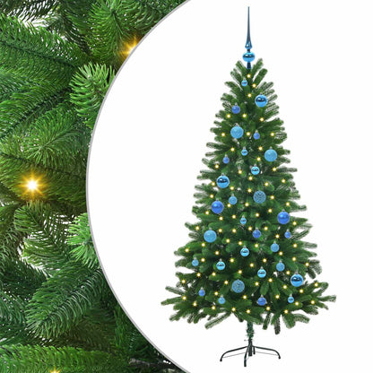 Weihnachtsbaum mit 150 LEDs mit Ständer Grün 150 cm PE