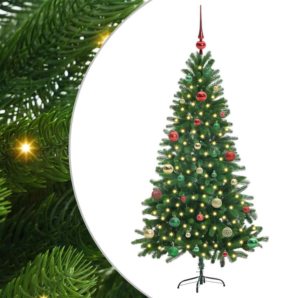 Weihnachtsbaum mit 150 LEDs mit Ständer Grün 150 cm PE