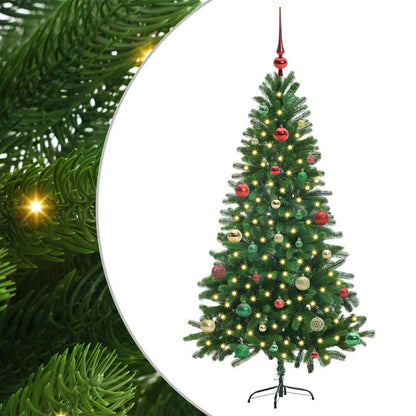 Weihnachtsbaum mit 150 LEDs mit Ständer Grün 150 cm PE