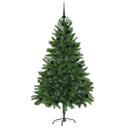 Albero di Natale con 300 LED e supporto, verde, 180 cm, PE