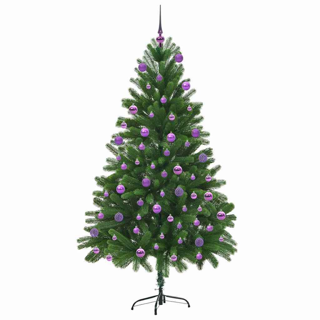 Weihnachtsbaum mit 300 LEDs mit Ständer Grün 180 cm PE