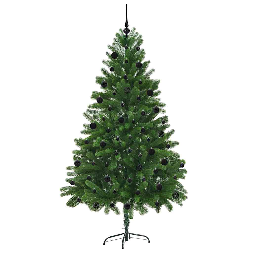 Albero di Natale con 300 LED e supporto, verde, 210 cm, PE