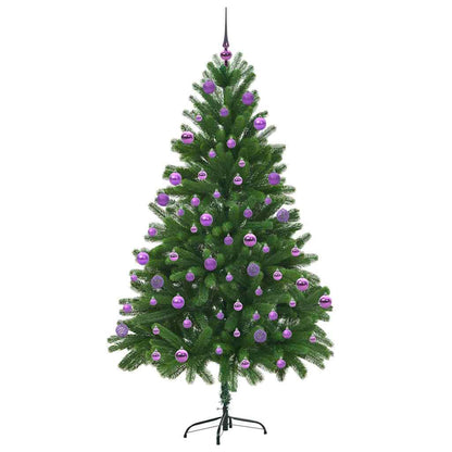 Albero di Natale con 300 LED e supporto, verde, 210 cm, PE
