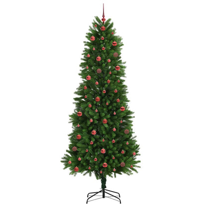 Weihnachtsbaum mit 300 LEDs mit Ständer Grün 240 cm PE