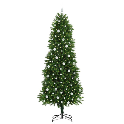 Weihnachtsbaum mit 300 LEDs mit Ständer Grün 240 cm PE