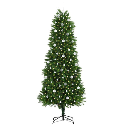 Weihnachtsbaum mit 300 LEDs mit Ständer Grün 240 cm PE