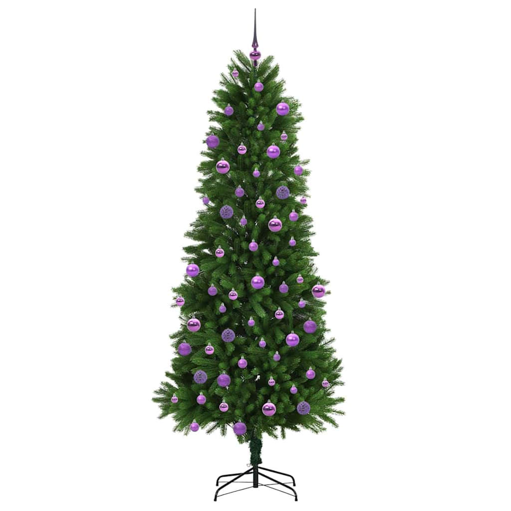 Weihnachtsbaum mit 300 LEDs mit Ständer Grün 240 cm PE