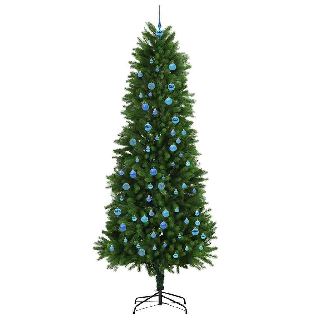 Weihnachtsbaum mit 300 LEDs mit Ständer Grün 240 cm PE