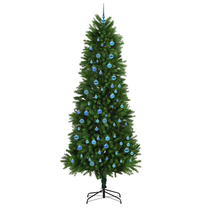 Weihnachtsbaum mit 300 LEDs mit Ständer Grün 240 cm PE