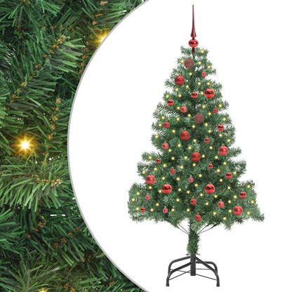 Weihnachtsbaum mit 150 LEDs mit Ständer Grün 150 cm PVC