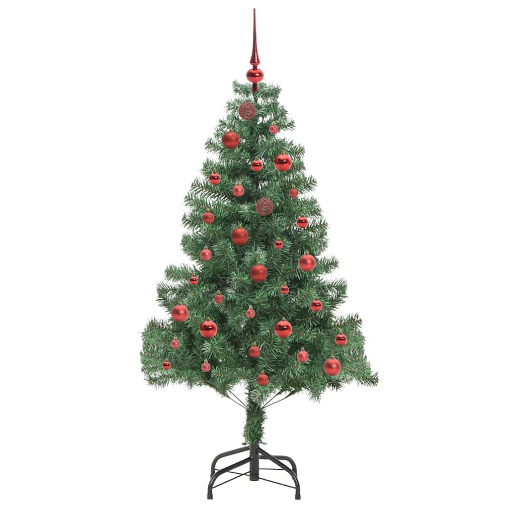 Weihnachtsbaum mit 150 LEDs mit Ständer Grün 150 cm PVC