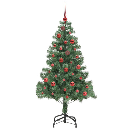 Weihnachtsbaum mit 150 LEDs mit Ständer Grün 150 cm PVC