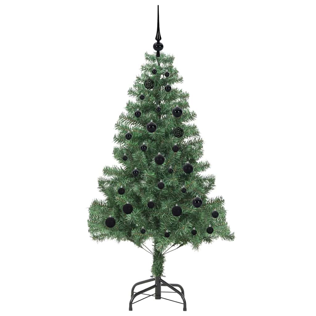 Weihnachtsbaum mit 150 LEDs mit Ständer Grün 150 cm PVC