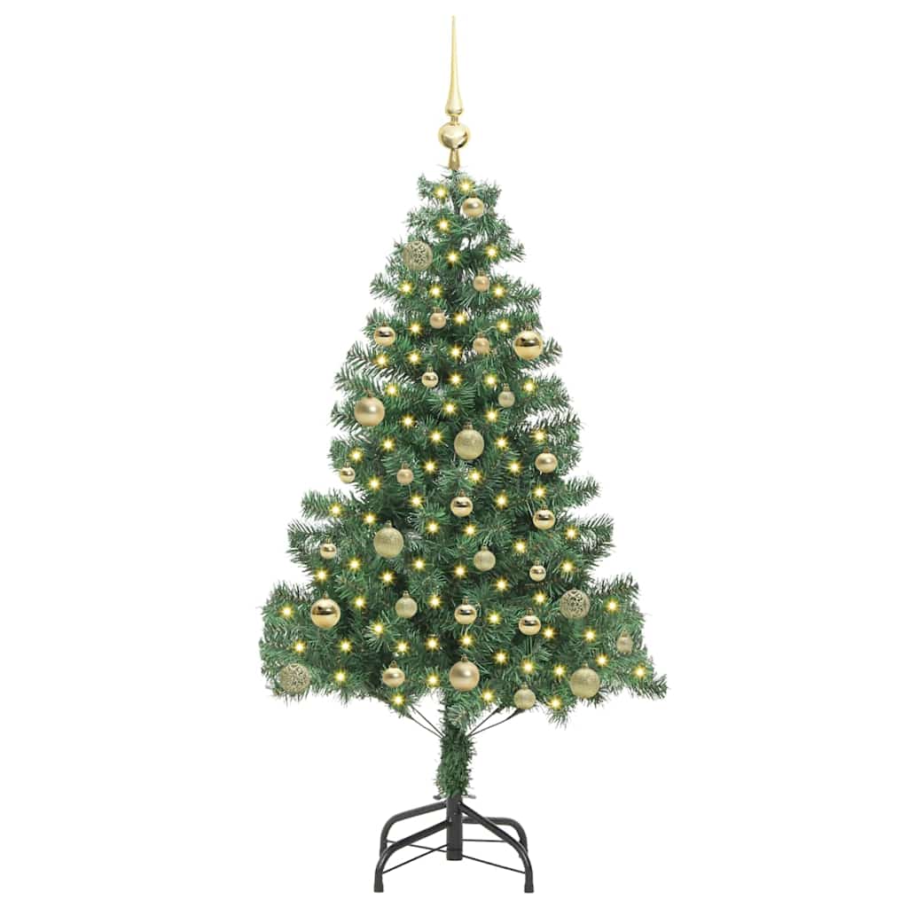 Weihnachtsbaum mit 150 LEDs mit Ständer Grün 150 cm PVC