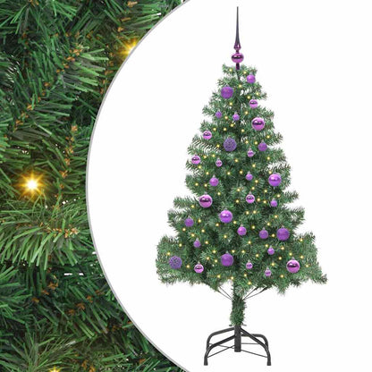 Weihnachtsbaum mit 150 LEDs mit Ständer Grün 150 cm PVC