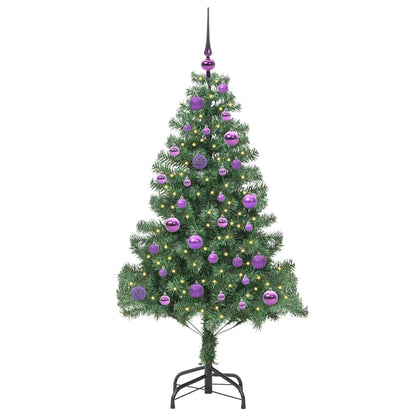 Weihnachtsbaum mit 150 LEDs mit Ständer Grün 150 cm PVC