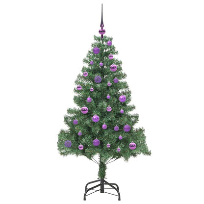 Weihnachtsbaum mit 150 LEDs mit Ständer Grün 150 cm PVC