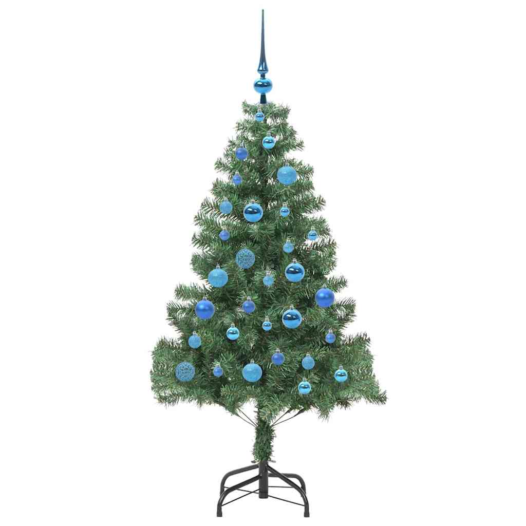 Weihnachtsbaum mit 150 LEDs mit Ständer Grün 150 cm PVC