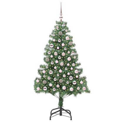 Weihnachtsbaum mit 300 LEDs mit Ständer Grün 180 cm PVC