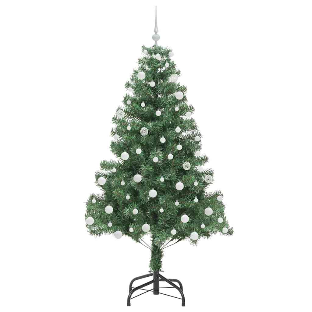 Weihnachtsbaum mit 300 LEDs mit Ständer Grün 180 cm PVC