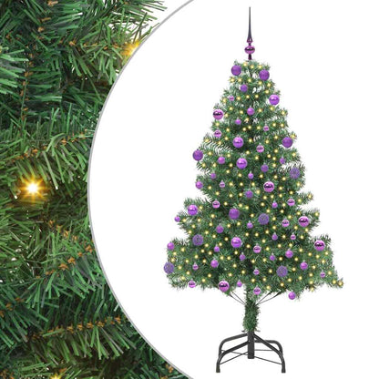 Weihnachtsbaum mit 300 LEDs mit Ständer Grün 180 cm PVC