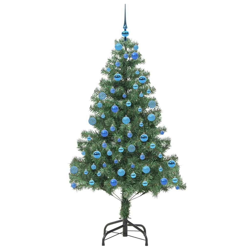 Weihnachtsbaum mit 300 LEDs mit Ständer Grün 180 cm PVC